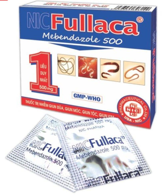 NICFullaca điều trị nhiễm một hay nhiều loại giun